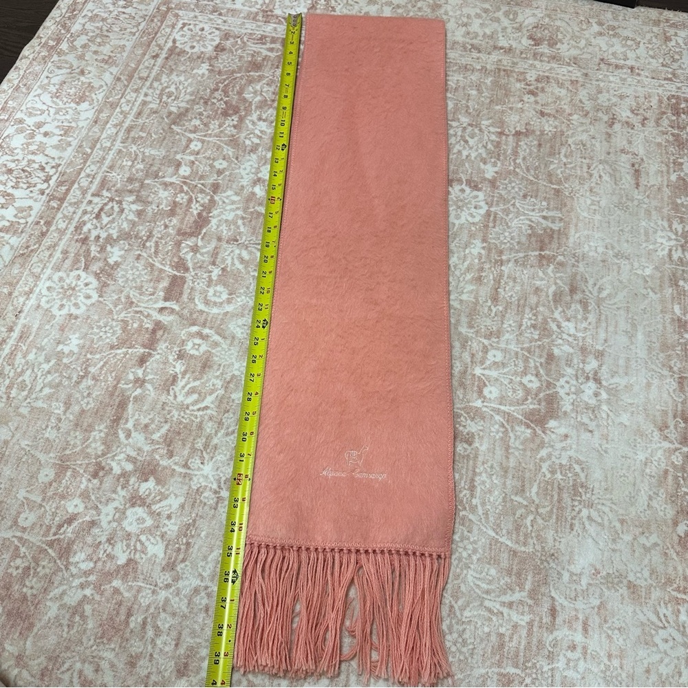 Alpaca Camargo Pink Scarf - Made In Peru - Picture 6 of 8